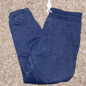 Dark Blue Jogger Sweatpants, Size Large